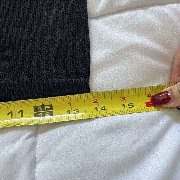 Jockey Womens Large L Black Seamless Bra Bralette Smoothing Stretch Yoga - Picture 2 of 5